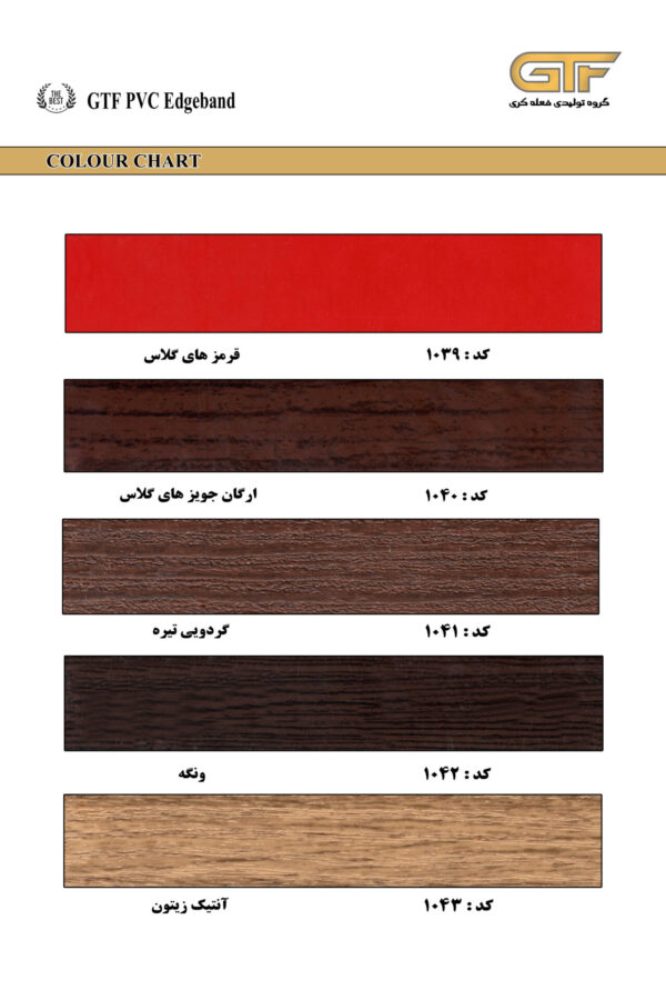 نوار پی وی سی کد8